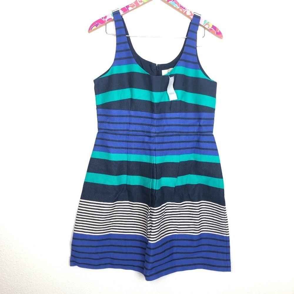 NWT striped LOFT dress size 8// 0906